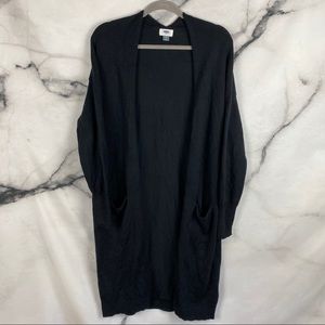 Old Navy Long Black Cardigan